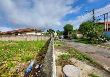 Terreno à venda na rua reinhard maack, 89, santa cândida, curitiba, 468 m2 por r$ 489.000