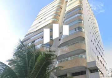 Apartamento 2 dormitórios com sacada e 2 vagas na tupi em praia grande sp.