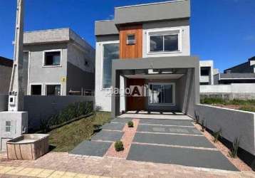 Casa à venda, com 127m², 3 quartos 1 suíte - loteamento jardim timbaúva - gravataí / rs por r$ 830.000,00