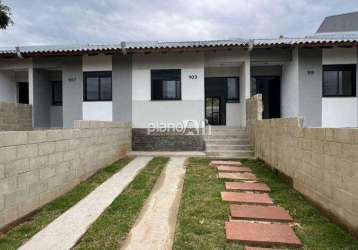 Casa à venda, com 44,01m², 2 quartos - nossa chácara - gravataí / rs por r$ 215.000,00