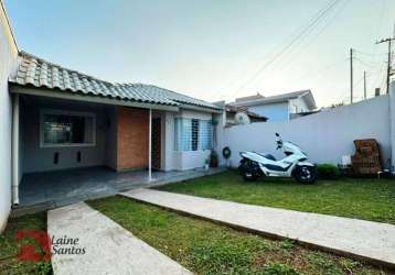 Casa com 2 dormitórios à venda, 48 m² por r$ 280.000,00 - iguaçu - fazenda rio grande/pr