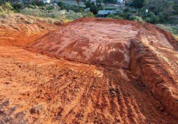 Bairro jardim parque das pameiras ii - terreno com 360m² , terraplanagem pronta, pouco declive, pronto para construção - serra negra/sp