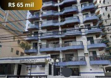 Apartamento com 1 dormitório à venda, 49 m² por r$ 325.000,00 - vila guilhermina - praia grande/sp