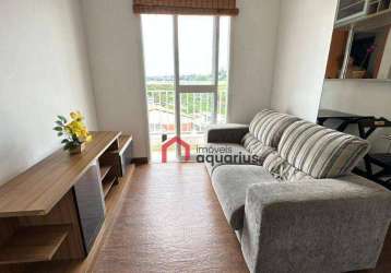 Apartamento semi-mobiliado - jardim satellite - 54m²