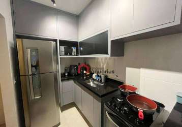 Apartamento com 2 dormitórios à venda, 59 m²  urbanova - são josé dos campos/sp