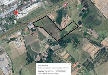 Área ou terreno à venda, 100.000 m² por r$ 30.000.000 - santa luzia - caçapava/sp