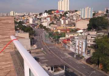 Linda cobertura 2 dorm | 2 vaga | 186 mts - venda - pq. joão ramalho - santo andré/sp.