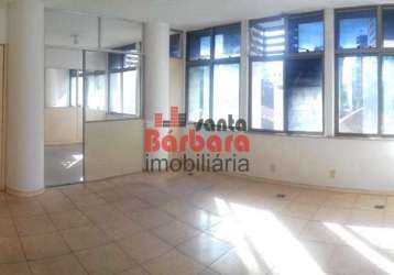 Sala comercial com 1 sala para alugar na rua doutor borman, centro, niterói, 120 m2 por r$ 2.500