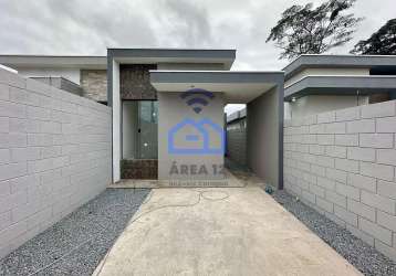 Casa nova à venda no bairro do golfinho em caraguatatuba, sp - 65m², com 2 dormitórios, sendo 1 suí