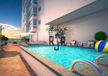 Apartamento com 2 dormitórios à venda, 71 m² por r$ 572.554 - vila guilhermina - praia grande/sp