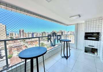 Apartamento com 2 dormitórios à venda, 62 m² por r$ 380.000 - vila guilhermina - praia grande/sp