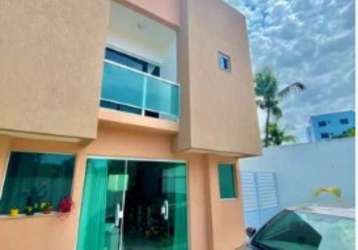 Casa em condomínio fechado com 3 quartos à venda na avenida 31 de julho, ipitanga, lauro de freitas, 91 m2 por r$ 399.000