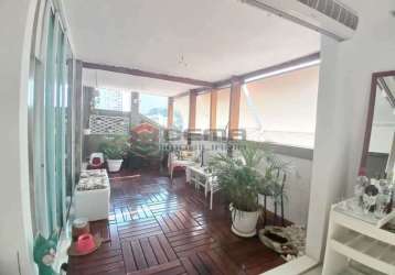 Cobertura com 3 quartos à venda na rua sebastião de lacerda, laranjeiras, rio de janeiro, 125 m2 por r$ 1.650.000