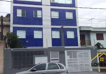 Cobertura com 2 dormitórios à venda, 86 m² por r$ 395.000,01 - vila scarpelli - santo andré/sp