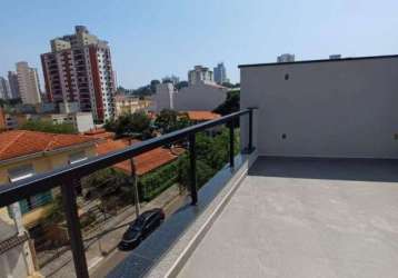 Cobertura à venda, 80 m² por r$ 540.000,00 - jardim bela vista - santo andré/sp