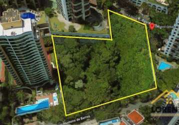 Área à venda, 4930 m² por r$ 49.305.000,00 - morumbi - são paulo/sp