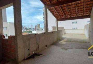 Cobertura com 3 dormitórios à venda, 162 m² por r$ 950.000,00 - campestre - santo andré/sp