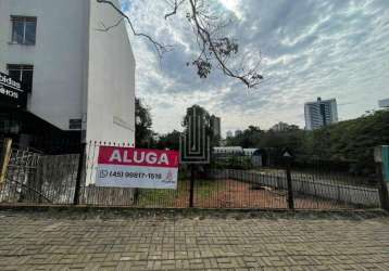 Terreno disponível para locação no centro de foz do iguaçu