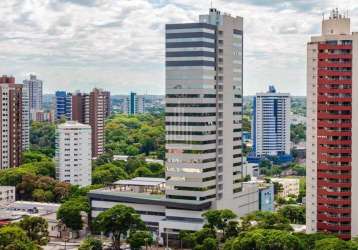 Sala comercial mobiliada para locação no edifício torre marechal em foz do iguaçu.