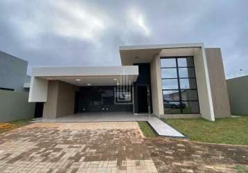 Casa à venda no condomínio residencial villa firenze em foz do iguaçu