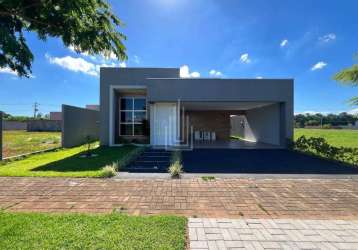 Casa térrea para locação no condomínio residencial iguaçu em foz do iguaçu.