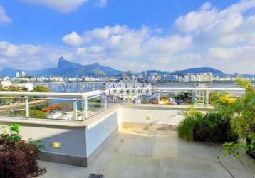 Cobertura com 3 quartos à venda na avenida são sebastião, urca, rio de janeiro, 190 m2 por r$ 2.850.000