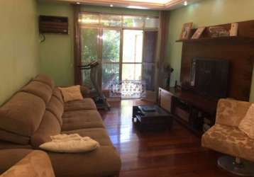 Apartamento com 3 quartos à venda na rua monsenhor battistoni, tijuca, rio de janeiro, 110 m2 por r$ 1.250.000