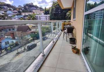 Apartamento com 2 quartos à venda na rua ário menezes, agriões, teresópolis, 86 m2 por r$ 560.000