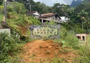 Terreno à venda na alameda caxinauas, granja guarani, teresópolis, 500 m2 por r$ 110.000