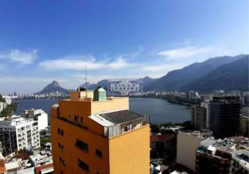 Apartamento com 3 quartos à venda na rua sacopa, lagoa, rio de janeiro, 150 m2 por r$ 1.630.000