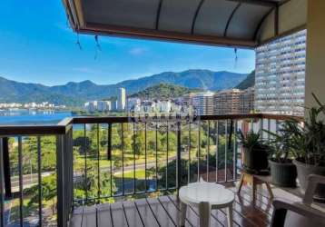 Apartamento com 4 quartos à venda na avenida henrique dodsworth, lagoa, rio de janeiro, 160 m2 por r$ 3.200.000