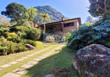 Casa com 6 quartos à venda na alameda jandaia, granja guarani, teresópolis, 1800 m2 por r$ 1.250.000