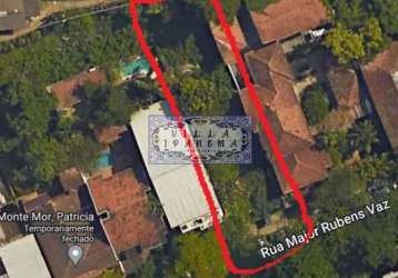 Terreno à venda na rua major rúbens vaz, gávea, rio de janeiro, 360 m2 por r$ 3.900.000