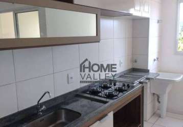 Apartamento com 2 quartos, área de lazer, residencial green ville, itatiba, a venda por r$ 290.000,00