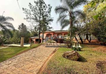 Casa com 4 dormitórios, 377 m² - venda por r$ 2.800.000,00 ou aluguel por r$ 9.623,81/mês - condomínio chácara flora - valinhos/sp