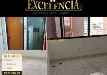 Sala para alugar, 105 m² por r$ 2.800,00/mês - santana - são paulo/sp