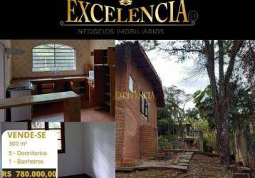 Casa com 5 dormitórios à venda, 300 m² por r$ 780.000,00 - chácara dos junqueiras - carapicuíba/sp