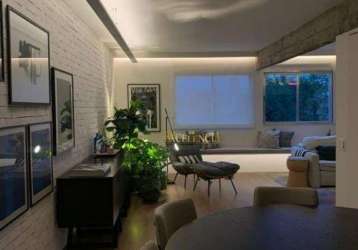 Apartamento com 2 dormitórios para alugar, 97 m² por r$ 8.980/mês - jardim paulistano - são paulo/sp