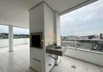 Apartamento incrível no kobrasol, com enorme terraço e vista panorâmica!!