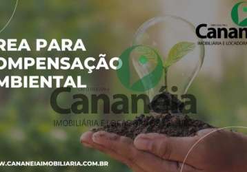 Área para compensação ambiental dentro do parque em cananéia/sp