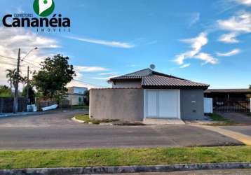 Casa 2 dormitórios (1 suíte) para venda no nova cananéia - cananéia - litoral sul de sp