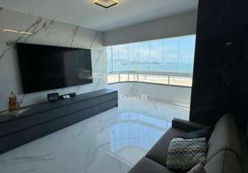 Apartamento finamente mobiliado e decorado frente mar em balneário camboriú.