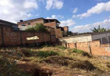 Lote / terreno de bairro para vender no bairro chácara delrey em contagem