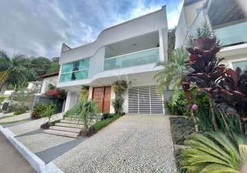 Casa em condomínio fechado com 4 quartos à venda na alameda imperial, 1, bosque imperial, juiz de fora, 379 m2 por r$ 2.690.000