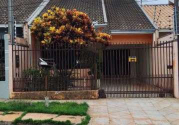 Casa para venda em maringá, jardim brasil, 3 dormitórios, 1 suíte, 1 banheiro, 2 vagas