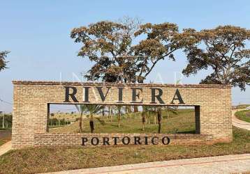 Terreno comercial para venda em porto rico, riviera