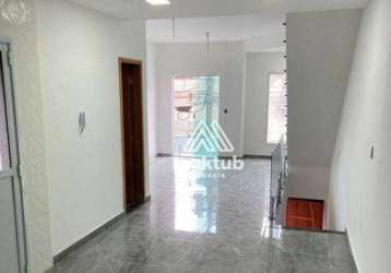 Sobrado à venda, 144 m² por r$ 650.000,00 - vila homero thon - santo andré/sp