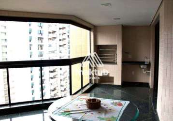 Apartamento com 4 dormitórios à venda, 216 m² por r$ 2.200.000,00 - jardim - santo andré/sp