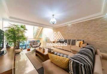 Sobrado com 4 dormitórios à venda, 233 m² por r$ 1.590.000,00 - vila eldízia - santo andré/sp