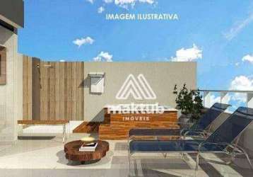 Cobertura à venda, 94 m² por r$ 570.000,00 - campestre - santo andré/sp